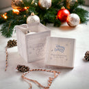 Disney Baby's Mickey & Minnie Mouse 'My First Christmas as a...' Ceramic Bauble Set in Matching Gift Boxes