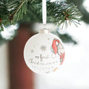 Disney Baby's Mickey & Minnie Mouse 'My First Christmas as a...' Ceramic Bauble Set in Matching Gift Boxes