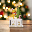 BROKEN Disney Winnie the Pooh Resin Countdown Calendar