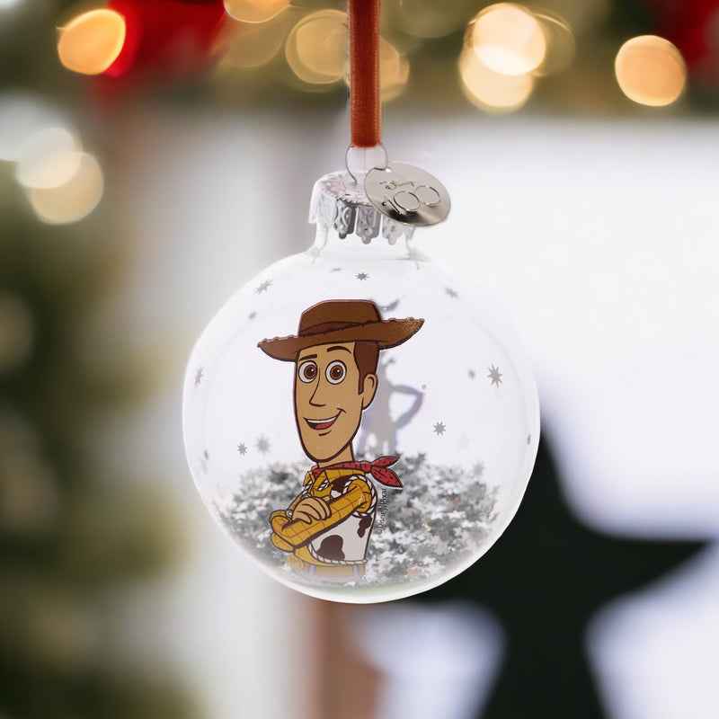 Disney 100 Toy Story Woody Glass Gift Boxed Bauble