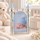 Impressions Silver Plated Blue Castle Photo Frame - 4" x 6"