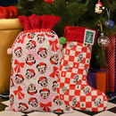 Disney Icon Mickey & Minnie Mouse Present Stocking and Sack Set