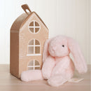 Katie The Long Leg Bunny Softie - Light Pink Plush Toy in Optional Gift Box (35cm)