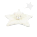 Keeleco Baby White & Grey Bear Blanket (100% Recycled) - 32cm