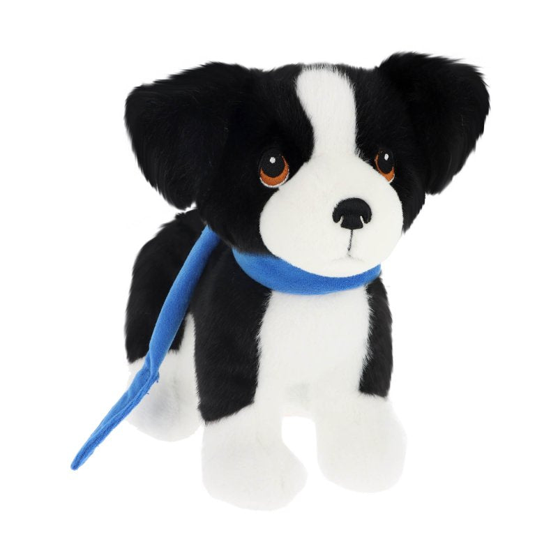 Keeleco Jessie the Border Collie with Lead Puppy Plush Toy (100% Recycled) - 23cm