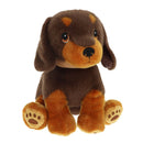 Keeleco Peanut the Dachshund Puppy Plush Toy (100% Recycled) - 23cm