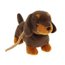 Keeleco Peanut the Dachshund with Lead Puppy Plush Toy (100% Recycled) - 23cm