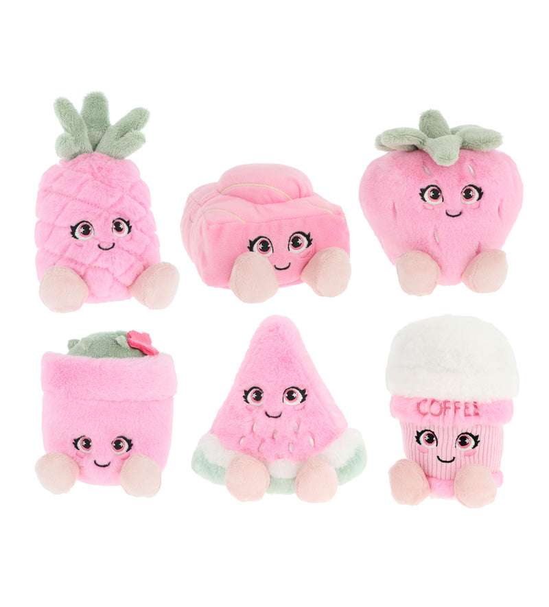 Keeleco Pinkies Full Set of 6 Plush Toys (100% Recycled) - 12cm