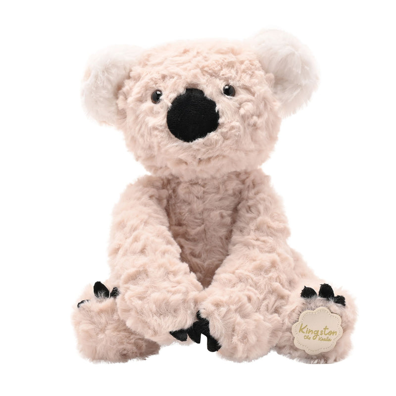 Kingston The Sitting Koala Bear Softie - Soft Taupe Plush Toy in House Gift Box (22cm)