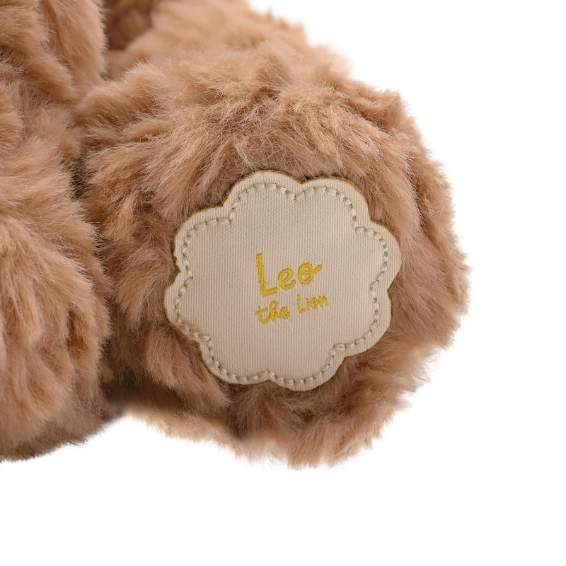 Leo The Sitting Lion Softie - Brown Plush Toy in House Gift Box (23cm)
