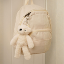 Lola The Bear Softie - Cream Plush Toy Keyring