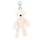 Lola The Bear Softie - Cream Plush Toy Keyring