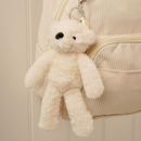 Lola The Bear Softie - Cream Plush Toy Keyring
