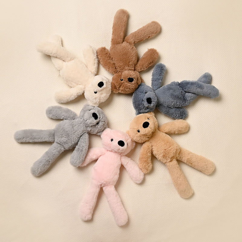 Lola The Long Leg Teddy Bear Softie - Cream Plush Toy in Gift Box (30cm)