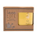 Love Life 'Mam You Are Lovely' Yellow Embossed Duck Mug in Box