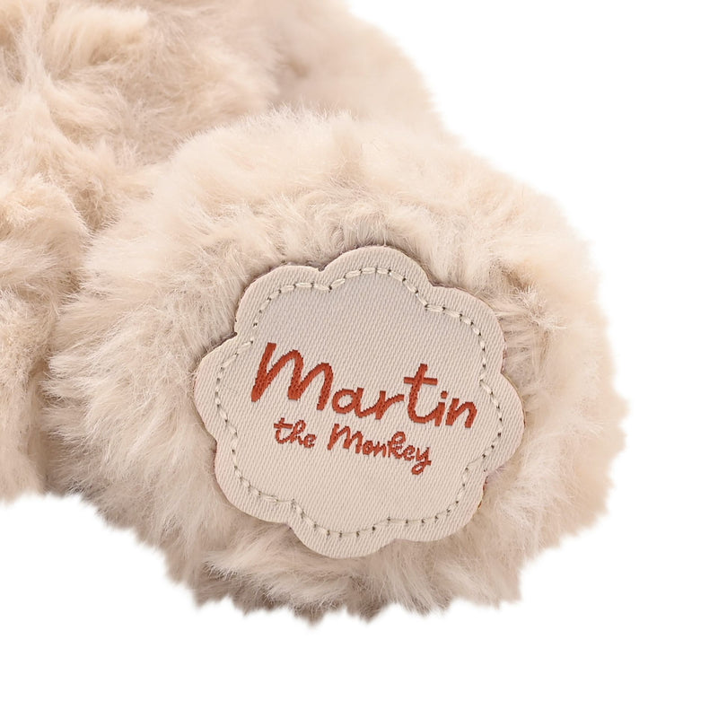 Martin The Sitting Monkey Softie - Light Brown Plush Toy in Optional Gift Box (22cm)