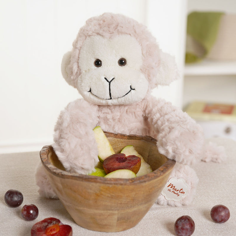 Martin The Sitting Monkey Softie - Light Brown Plush Toy in Optional Gift Box (22cm)