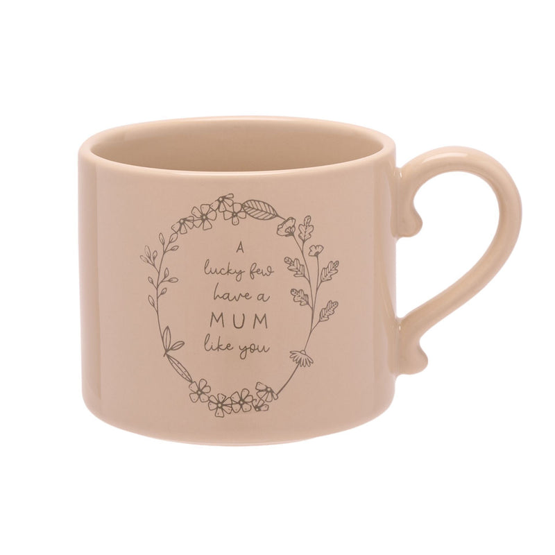PRE-ORDER Moments 'A Lucky Few Have a Mum Like You' Fawn Mug in Gift Box