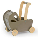 Moover Essentials Wooden Push Along Pram – Grey