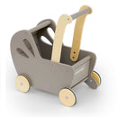 Moover Essentials Wooden Push Along Pram – Grey