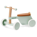 Moover Green 4-Wheel Wooden Balance Bike