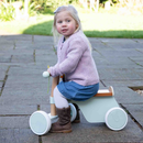 Moover Green 4-Wheel Wooden Balance Bike