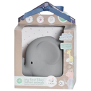 My First Tikiri Elephant Natural Rubber Teether, Rattle & Bath Toy