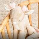 Nattou FanFan Musical Deer Soft Toy - Beige - 28cm