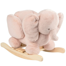 Nattou FanFan Elephant Rocker with Harness - Vintage Pink