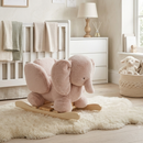 Nattou FanFan Elephant Rocker with Harness - Vintage Pink