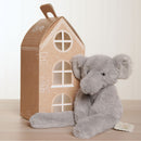 Nelly The Long Leg Elephant Softie - Grey Plush Toy in Optional Gift Box (35cm)