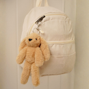Oatey The Bunny Softie - Light Brown Plush Toy Keyring