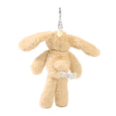 Oatey The Bunny Softie - Light Brown Plush Toy Keyring