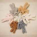 Oatey The Bunny Softie - Light Brown Plush Toy Keyring