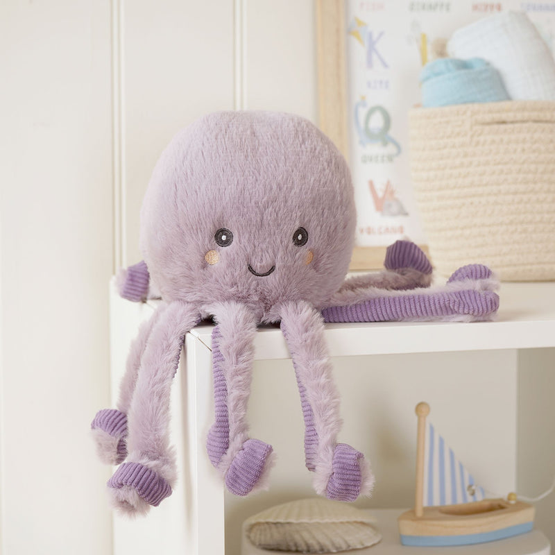 Otto The Octopus Softie - Lilac Plush Toy in House Gift Box (30cm)