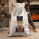 Personalised Christmas Nutcracker Luxury Pom Pom Sack