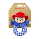 Paddington Baby Gingham Ring Rattle