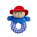 Paddington Baby Gingham Ring Rattle