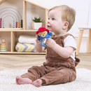 Paddington Baby Gingham Ring Rattle