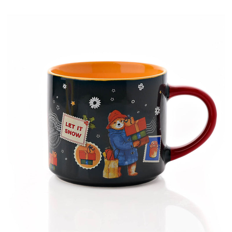Paddington 'Let it Snow' Blue Ceramic Gift Boxed Christmas Mug