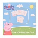 Peppa Pig Pack of 18 Milestone Cards