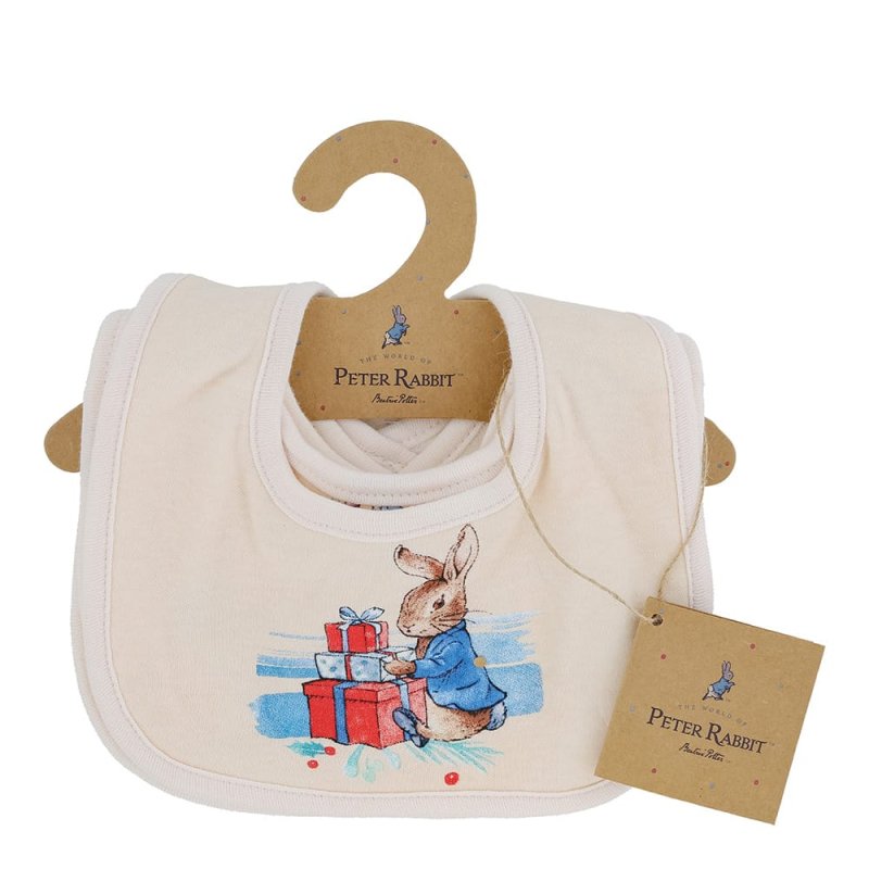 Peter Rabbit Baby Collection Set of 3 Christmas Bibs