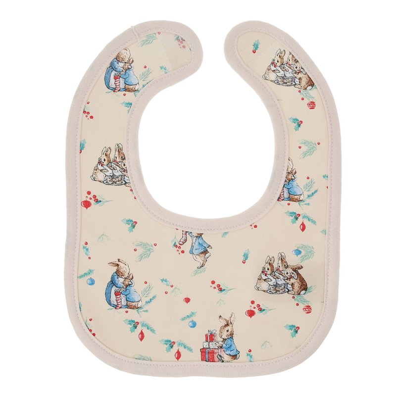 Peter Rabbit Baby Collection Set of 3 Christmas Bibs