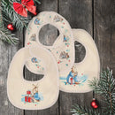 Peter Rabbit Baby Collection Set of 3 Christmas Bibs