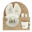Peter Rabbit Christmas 5 Piece Dinner Set