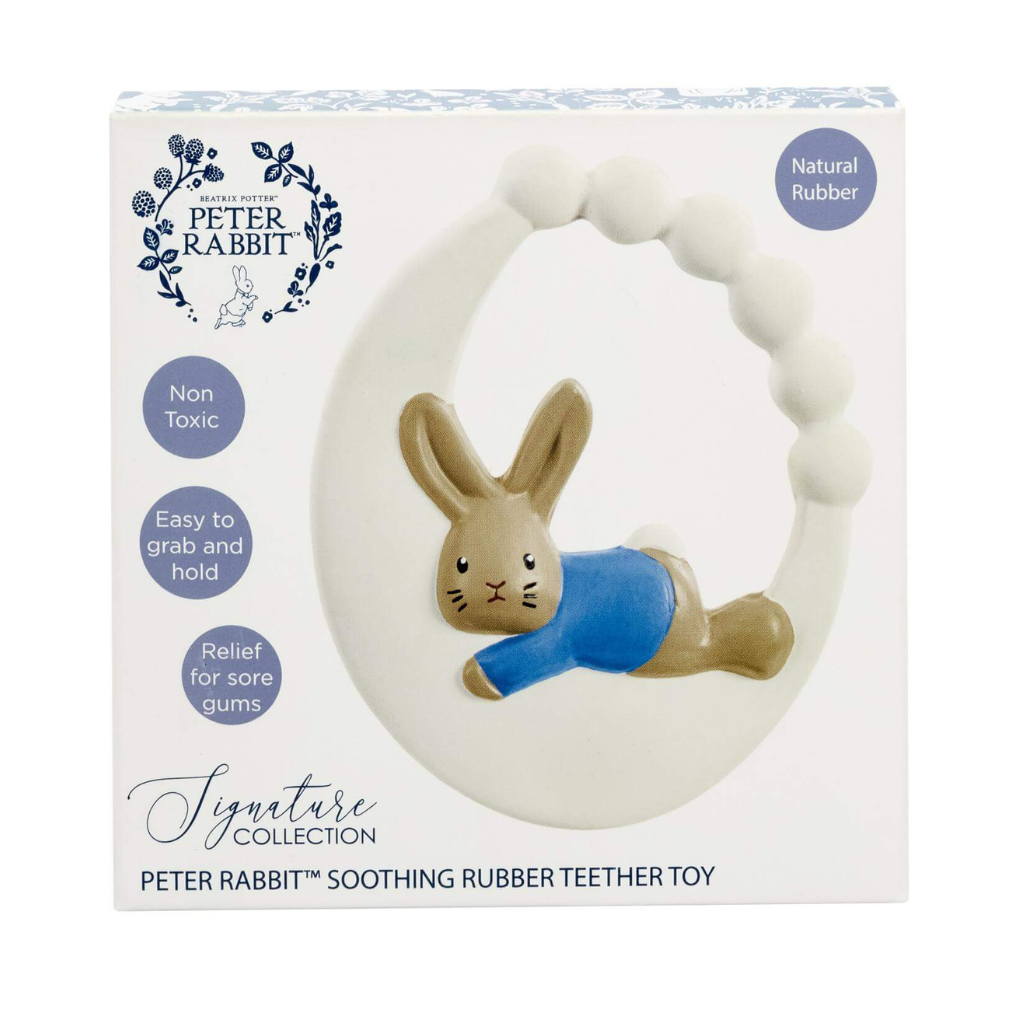 Rubber Rabit Peter Rabbit Signature Rubber Teether