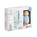 Peter Rabbit Soft Toy & Muslin Gift Set - Design Two