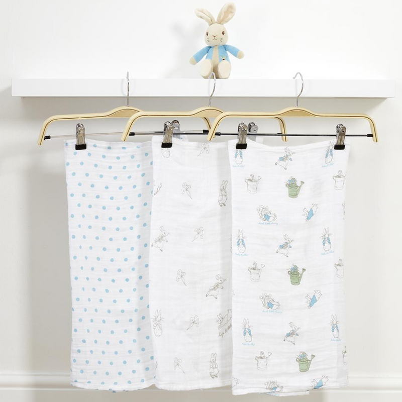 Peter Rabbit Soft Toy & Muslin Gift Set