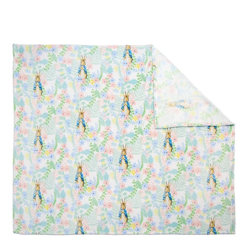 Peter Rabbit The English Garden Throw Blanket - 150cm
