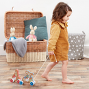 Peter Rabbit and Flopsy Bunny Wooden Pull Along Toy